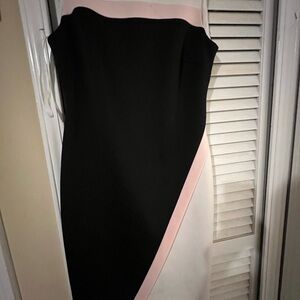 Elegant Black and Pink Women's Dress